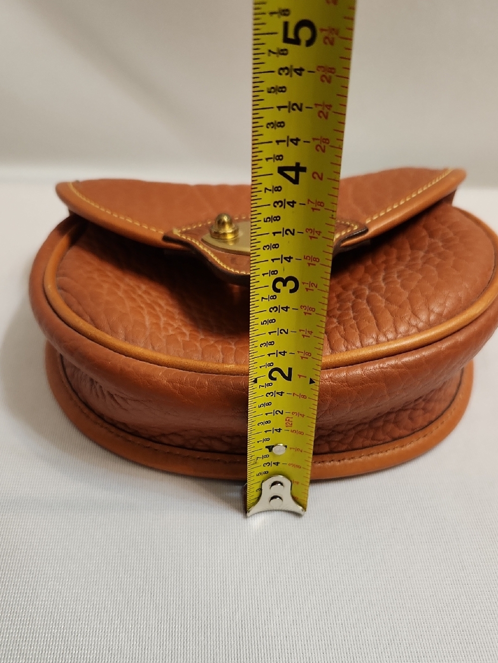 Vintage Dooney & Bourke Leather Calvery Mini Belt Bag Crossbody Bag - Picture 14 of 16